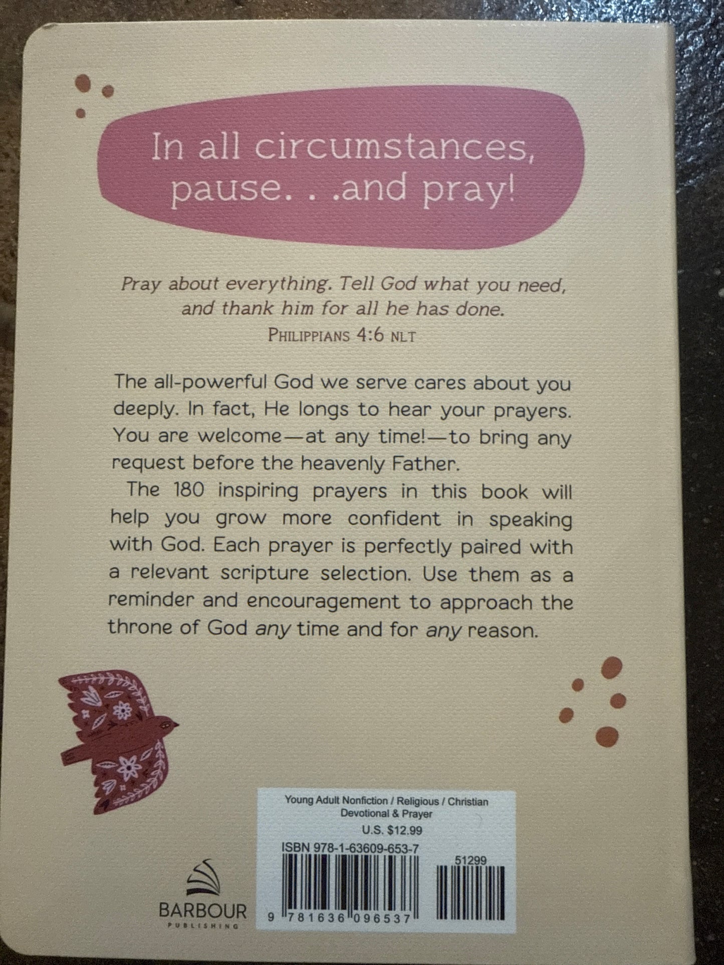 Pause and Pray Teen Devotional Prayers