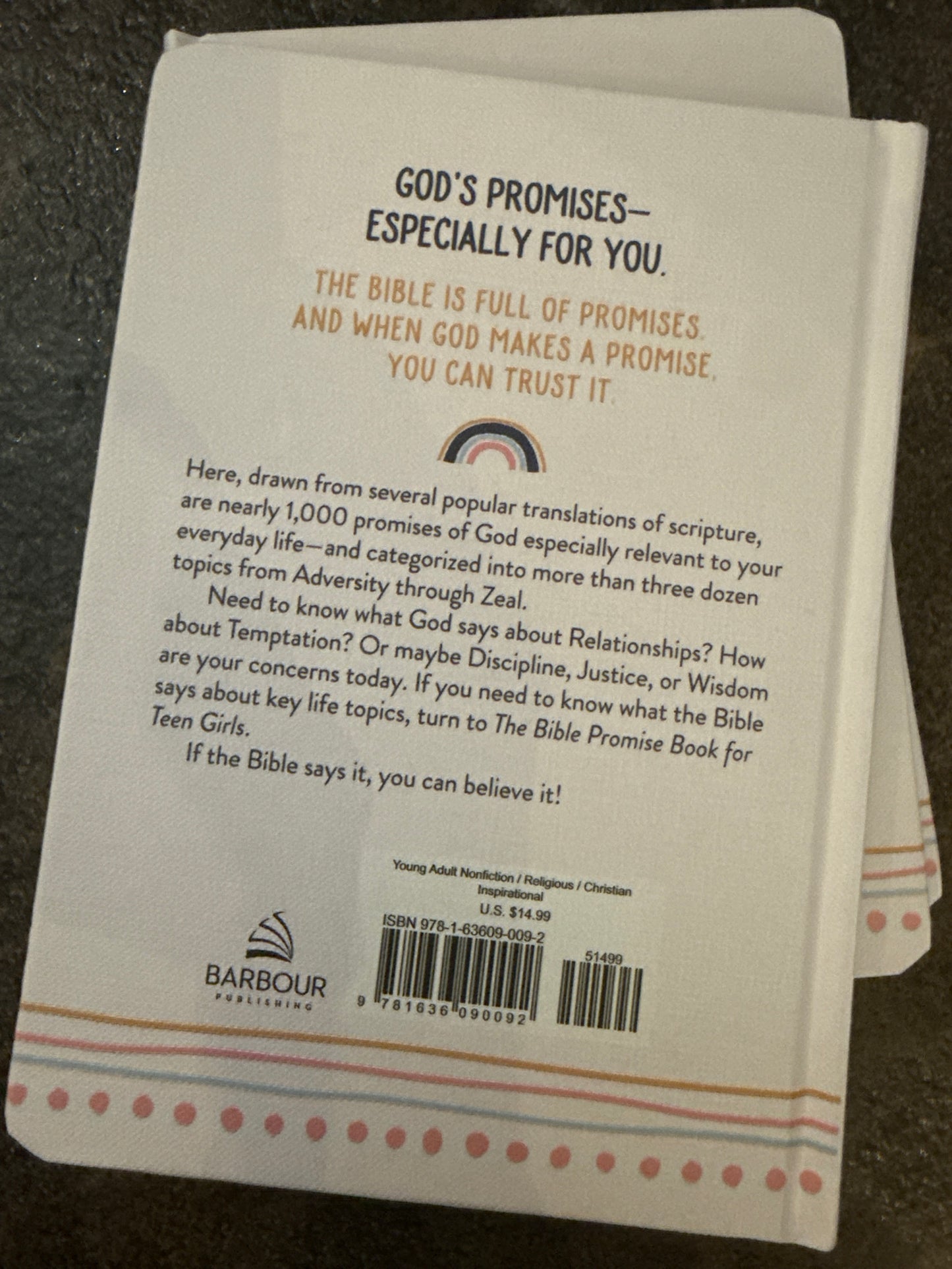 Bible Promise Book for Teen Girls