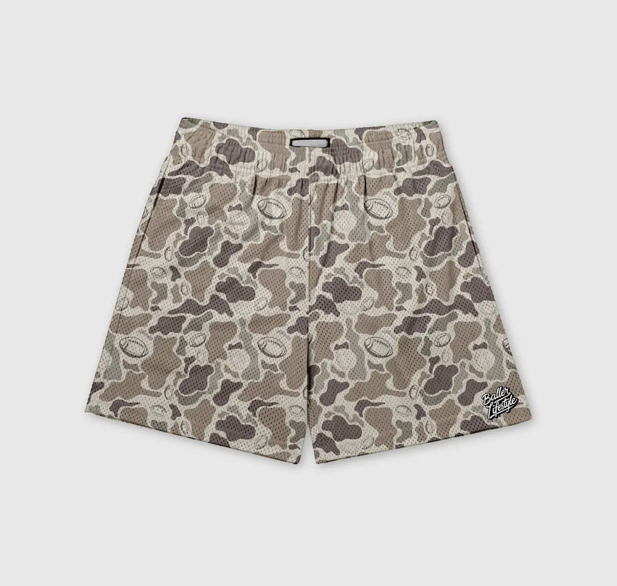 Baller Camo Football Shorts