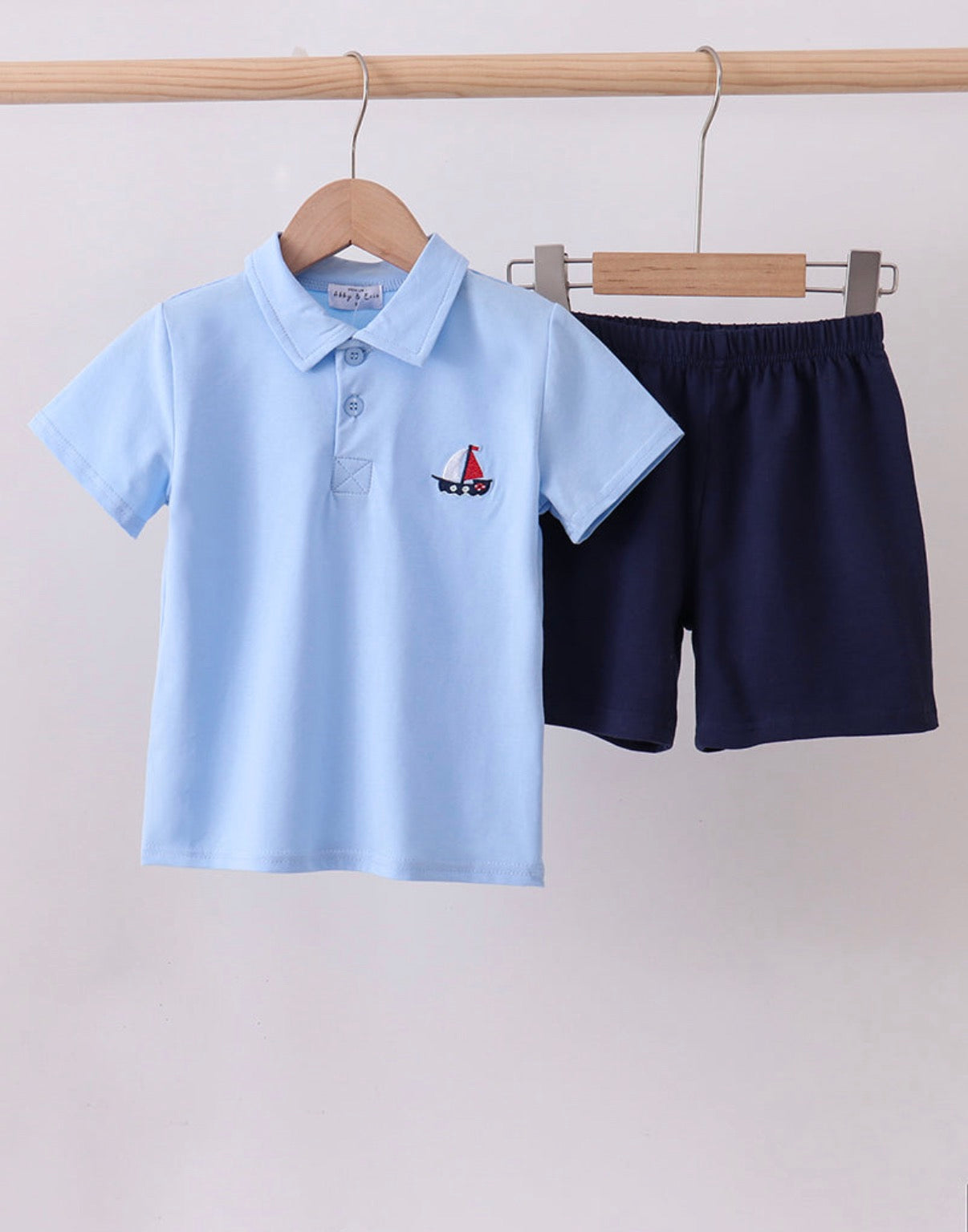 Sailboat Shorts Set