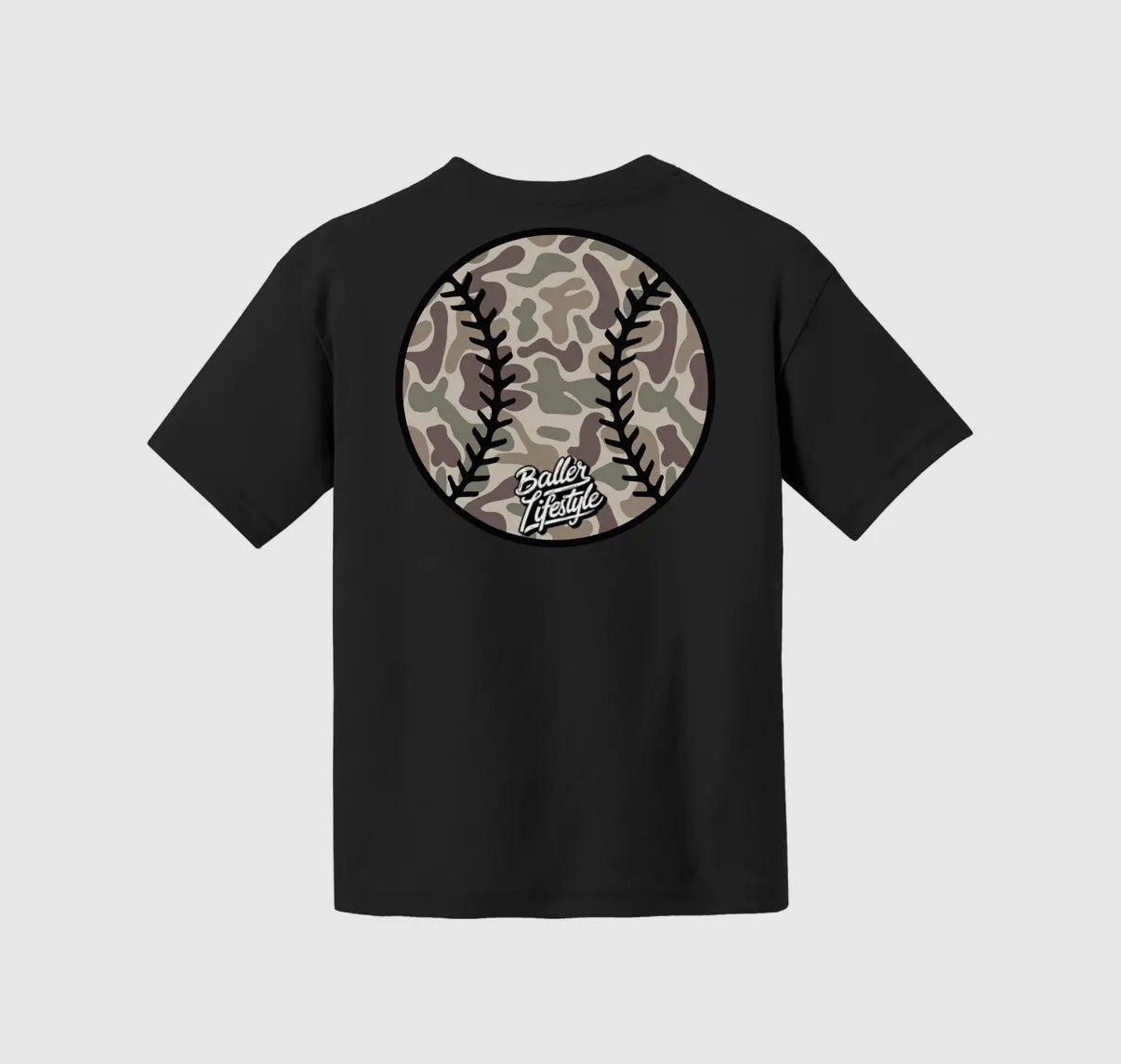 Baller Baseball Camo Tee