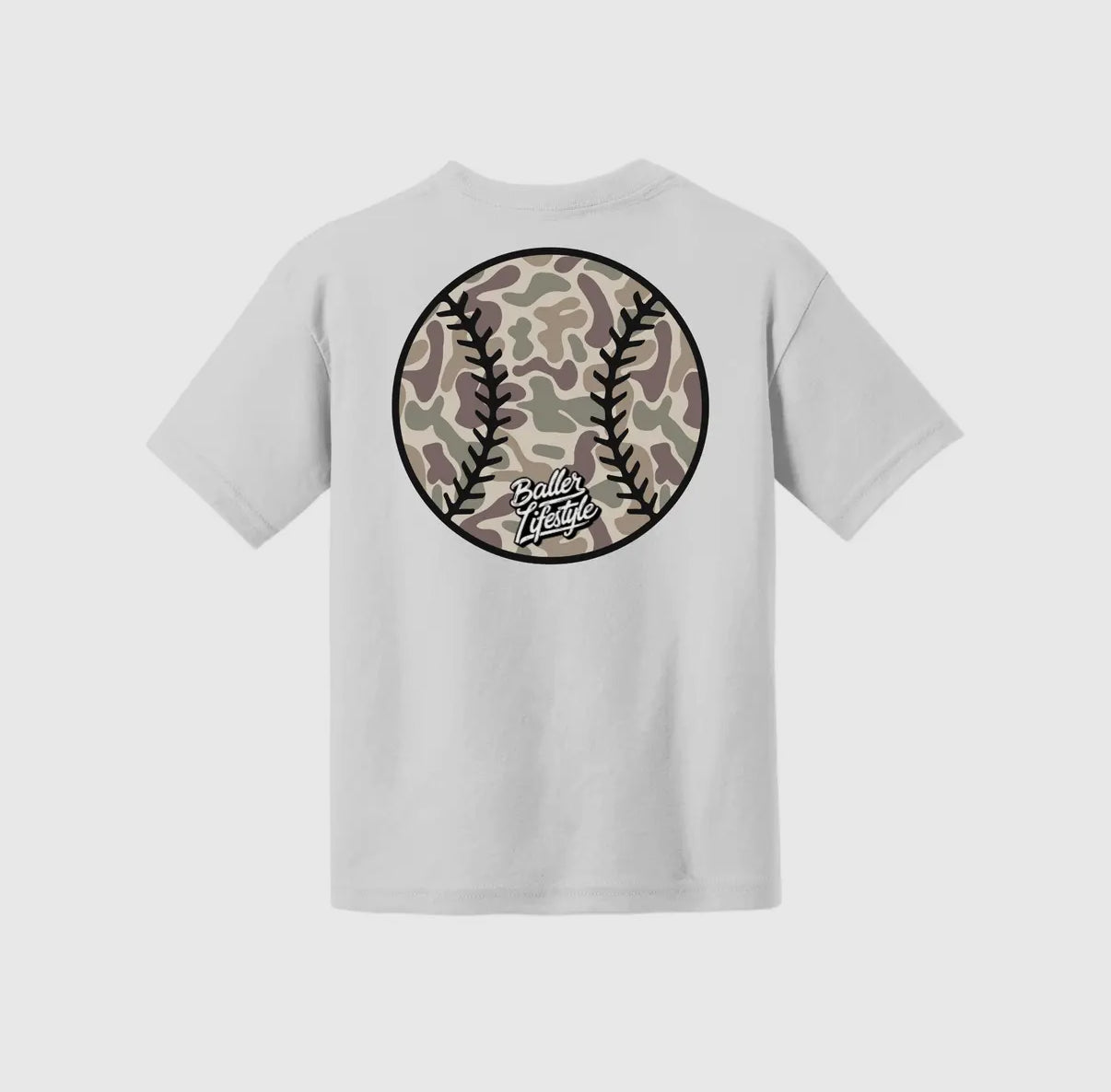 Baller Baseball Camo Tee