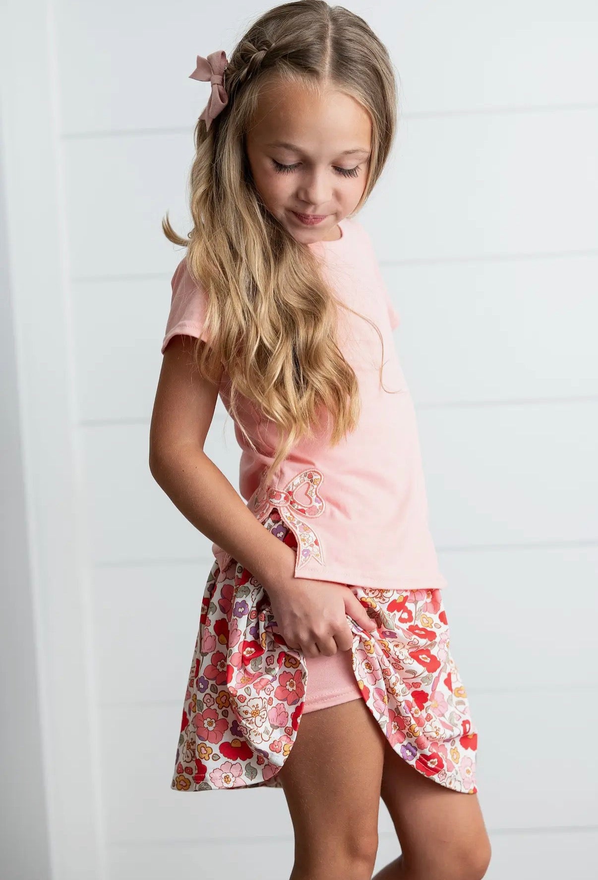 Feeling Peachy Skort Set