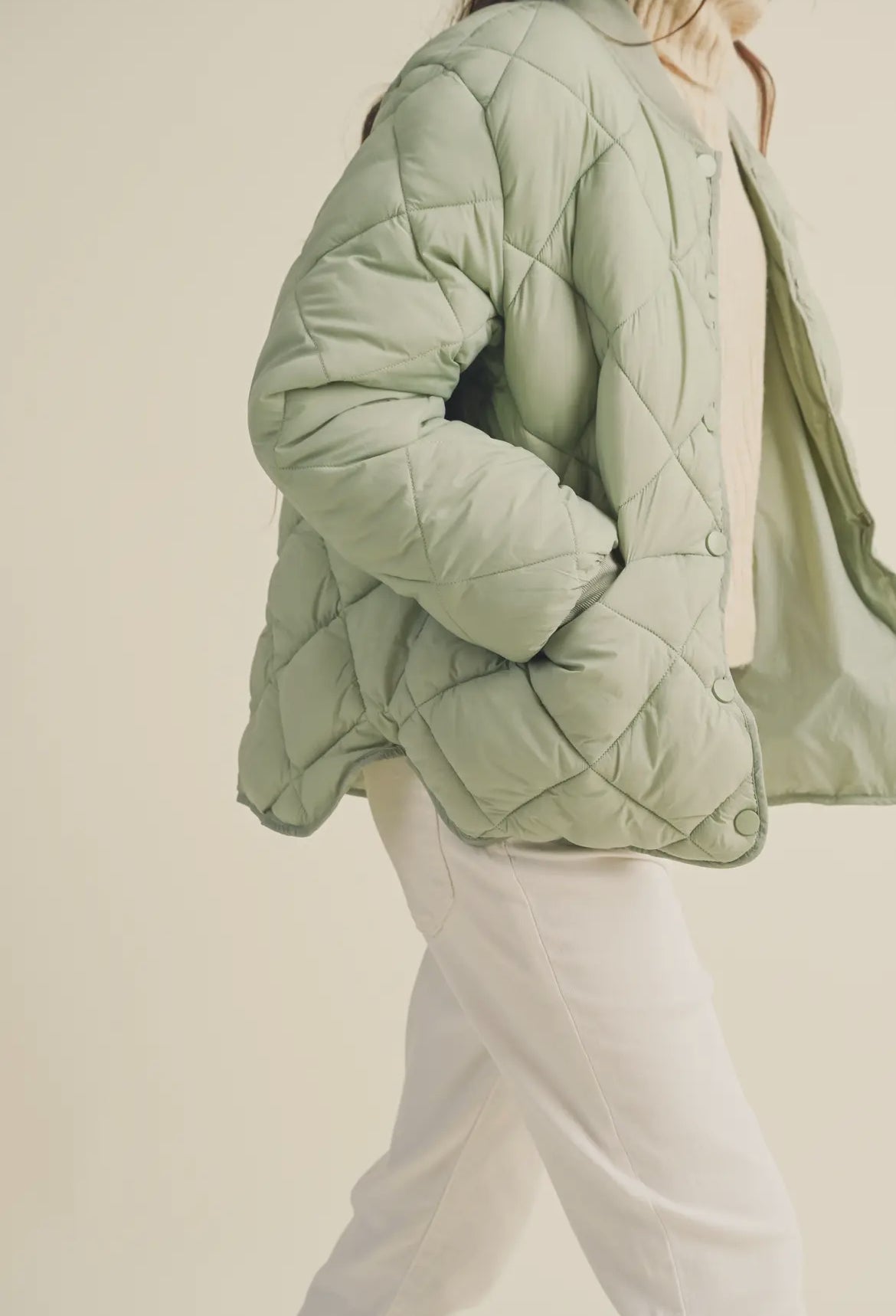 Quilted Sage Jacket