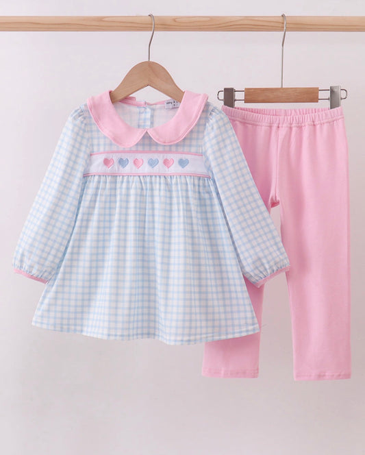 Hearts Pant Set