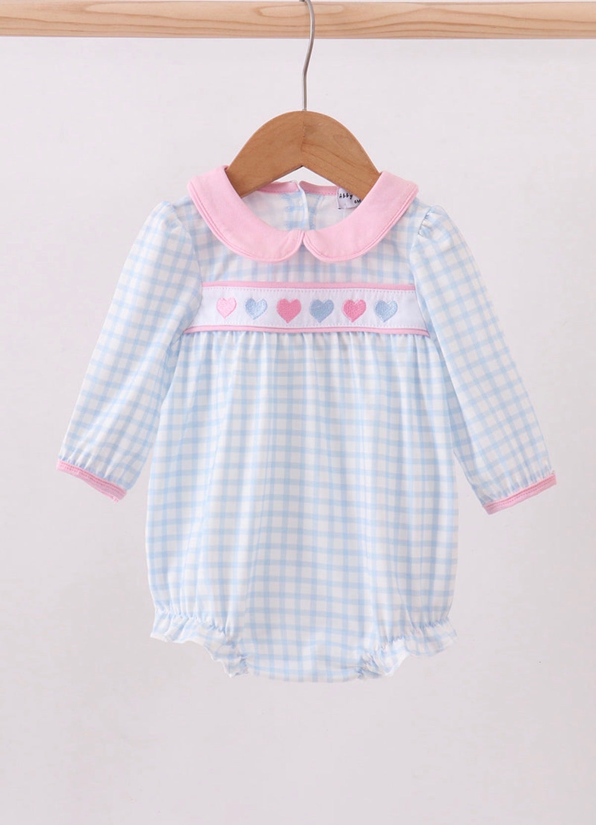 Heart Gingham Bubble