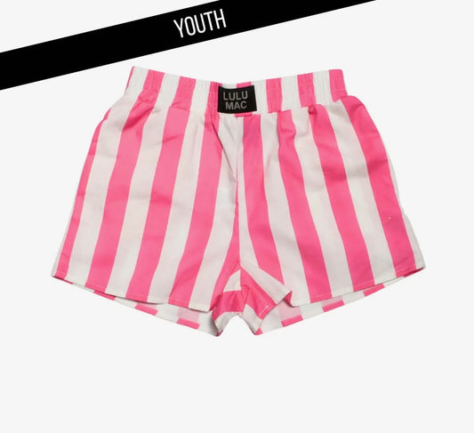 LuLu Mac Pink Stripe Shorts
