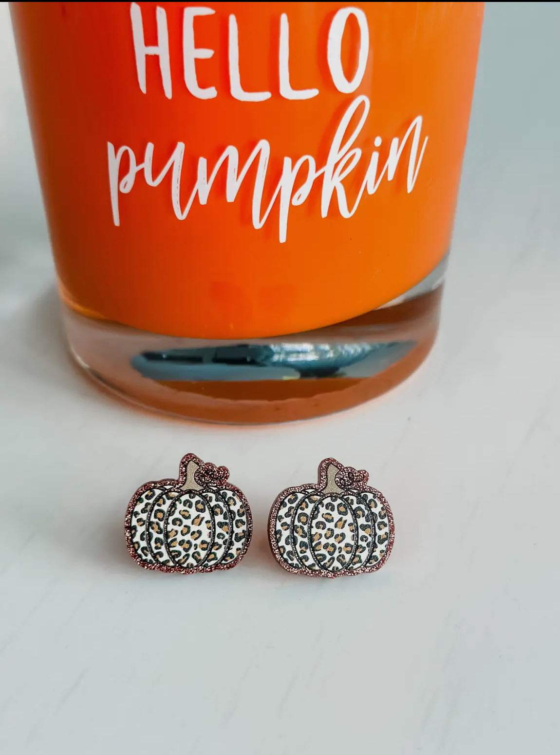 Pumpkin earrings