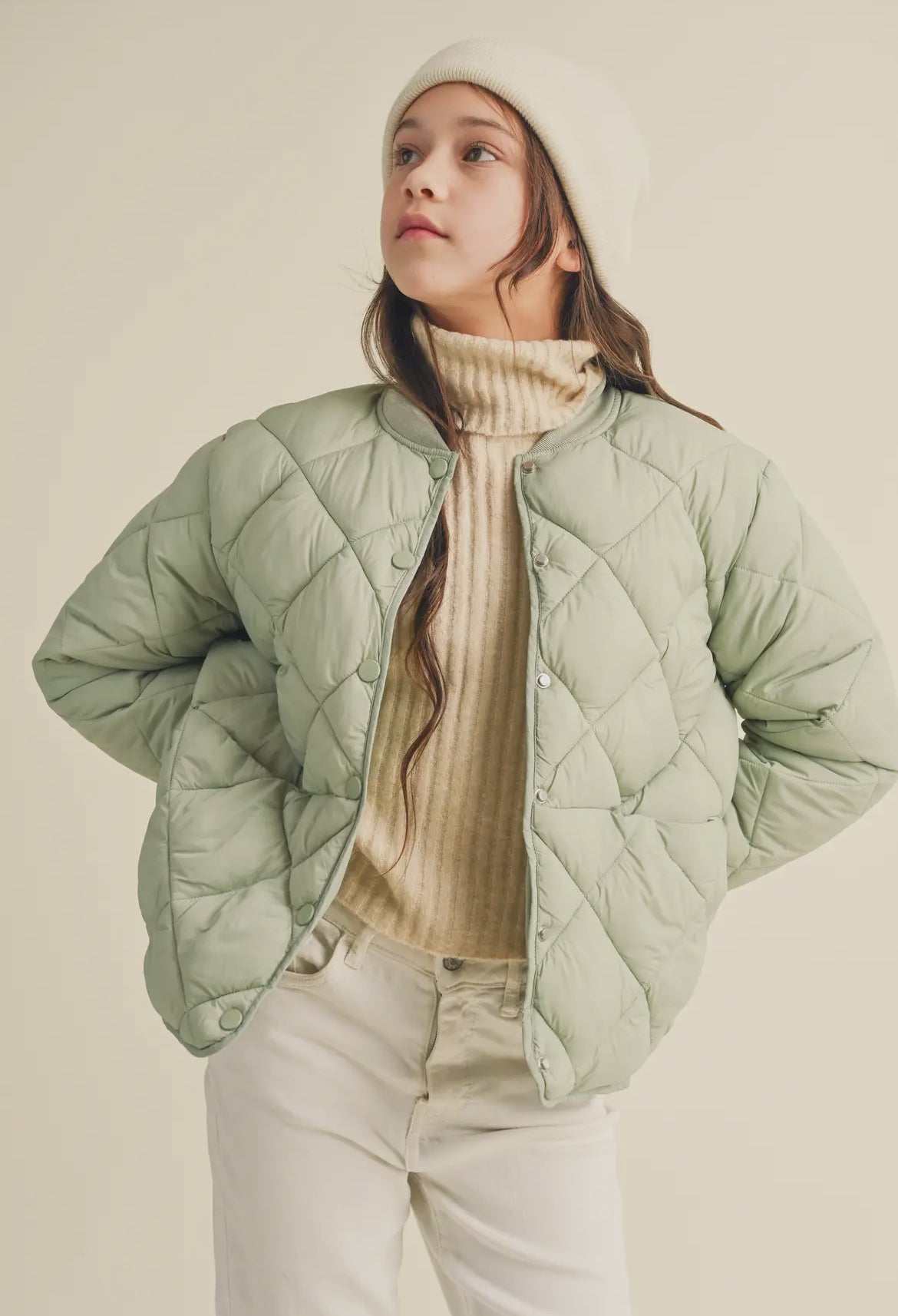 Quilted Sage Jacket