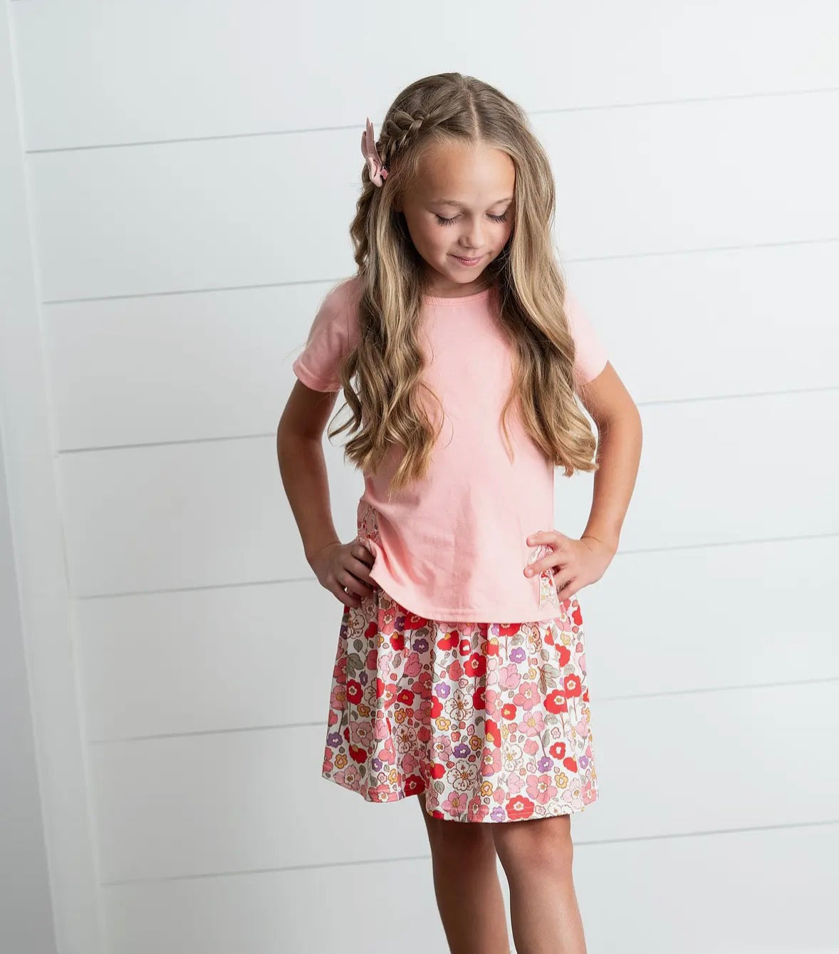 Feeling Peachy Skort Set