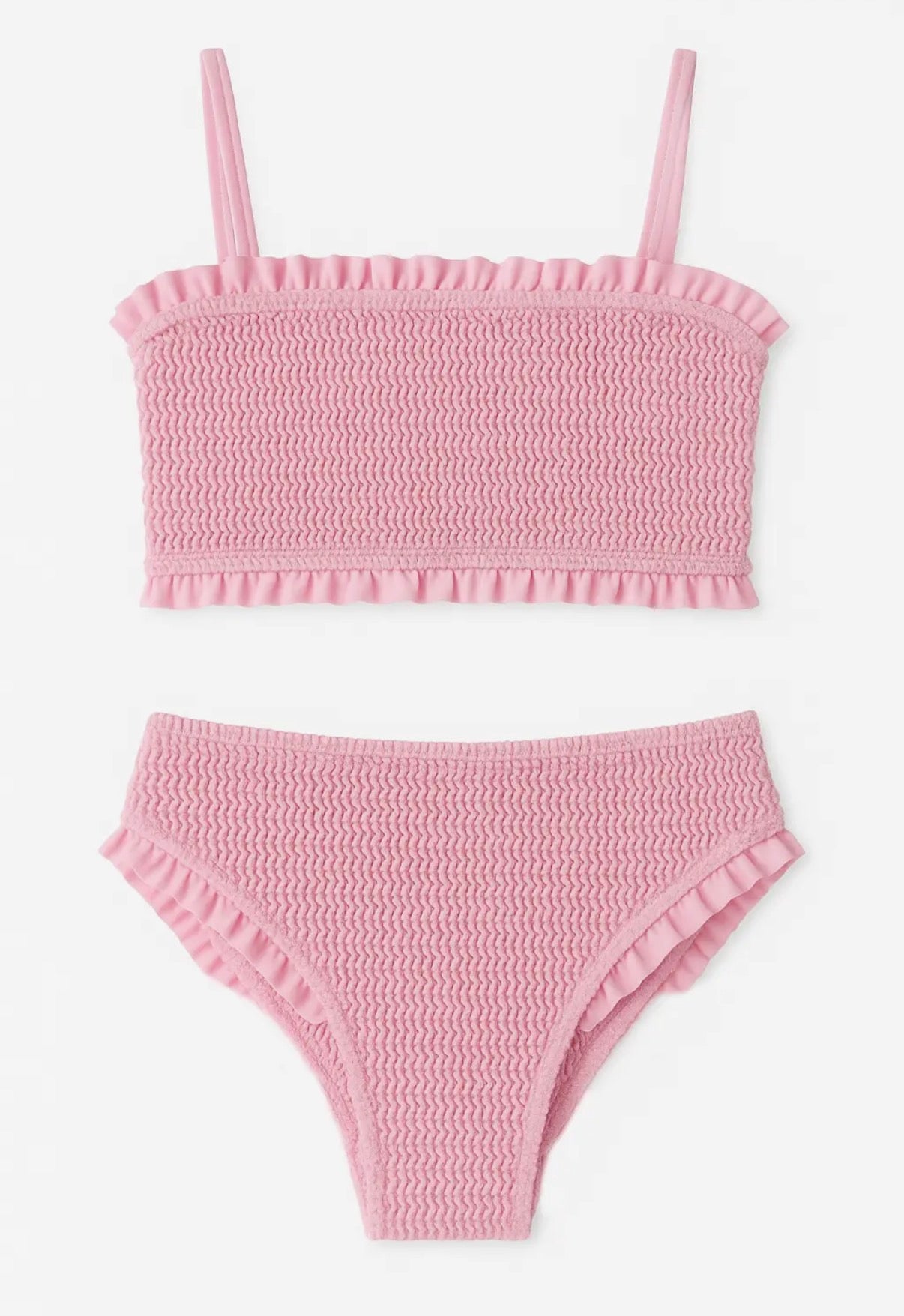 June Crinkle Bandeau Swim **ships to me by 2/10