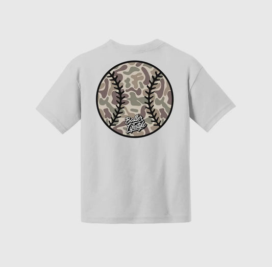 Baller Baseball Camo Tee