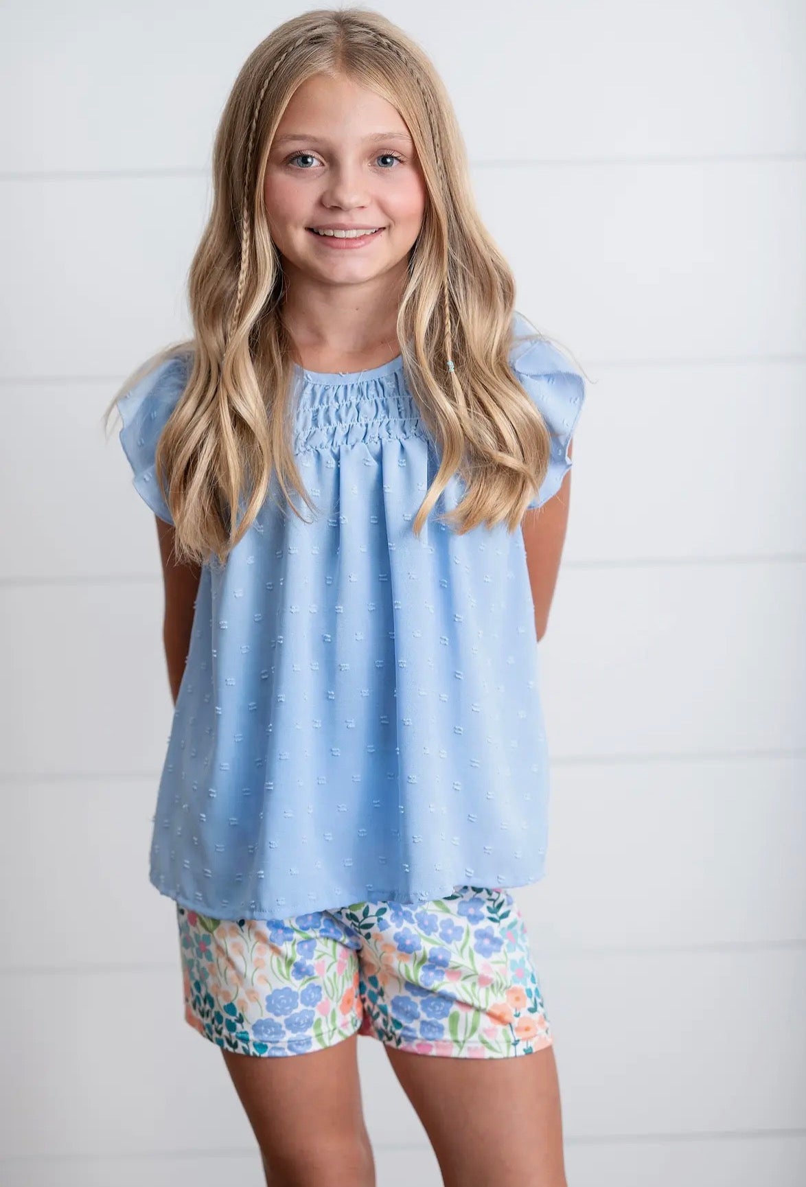 Periwinkle Floral Set