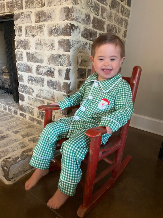 Boy Gingham Pajama Set