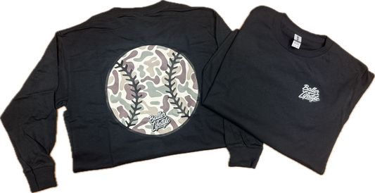 Baller Camo Baseball L/S tee