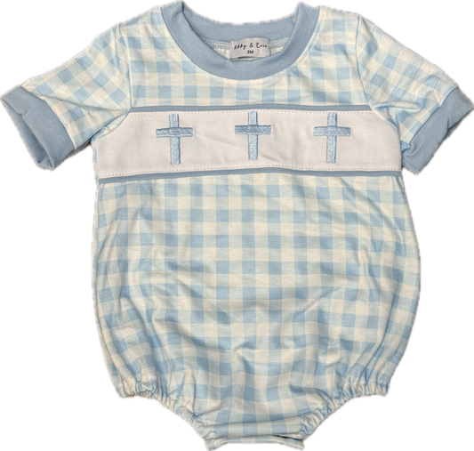 Cross Boy Romper