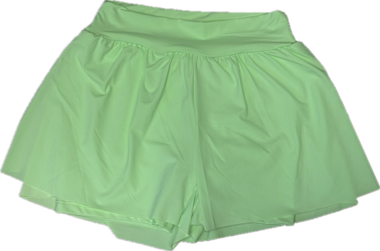 Suzi Flowy Lime Shorts